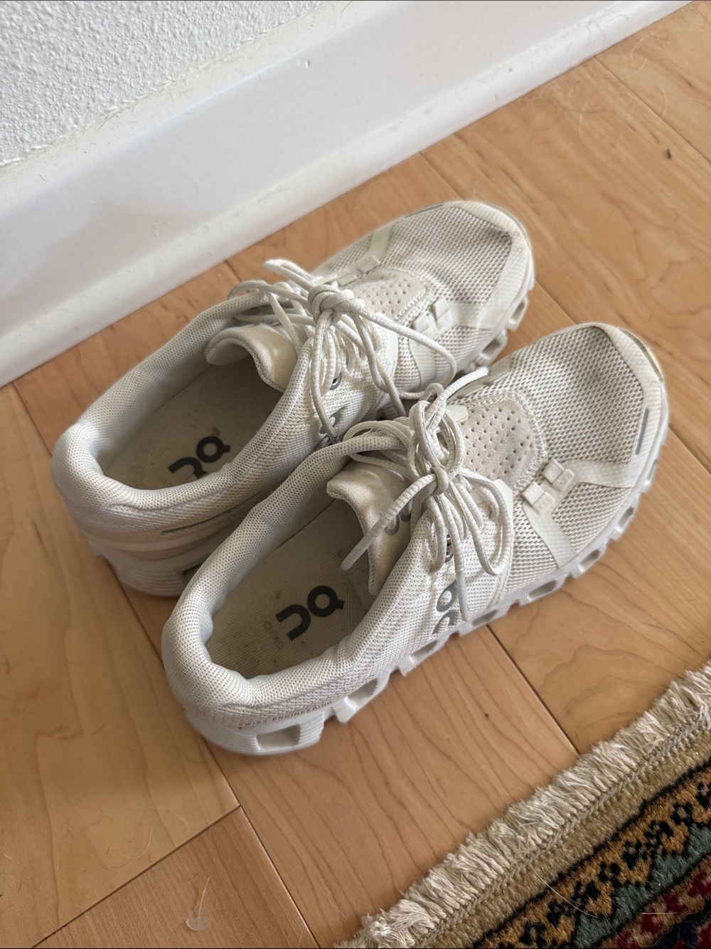 On Cloud Women's White Athletic Sneakers